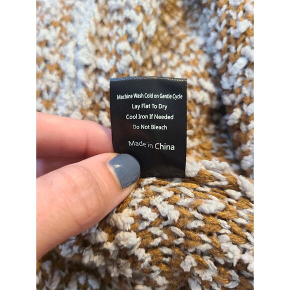 Pol large women's knit cardigan sweater - Picture 6 of 6